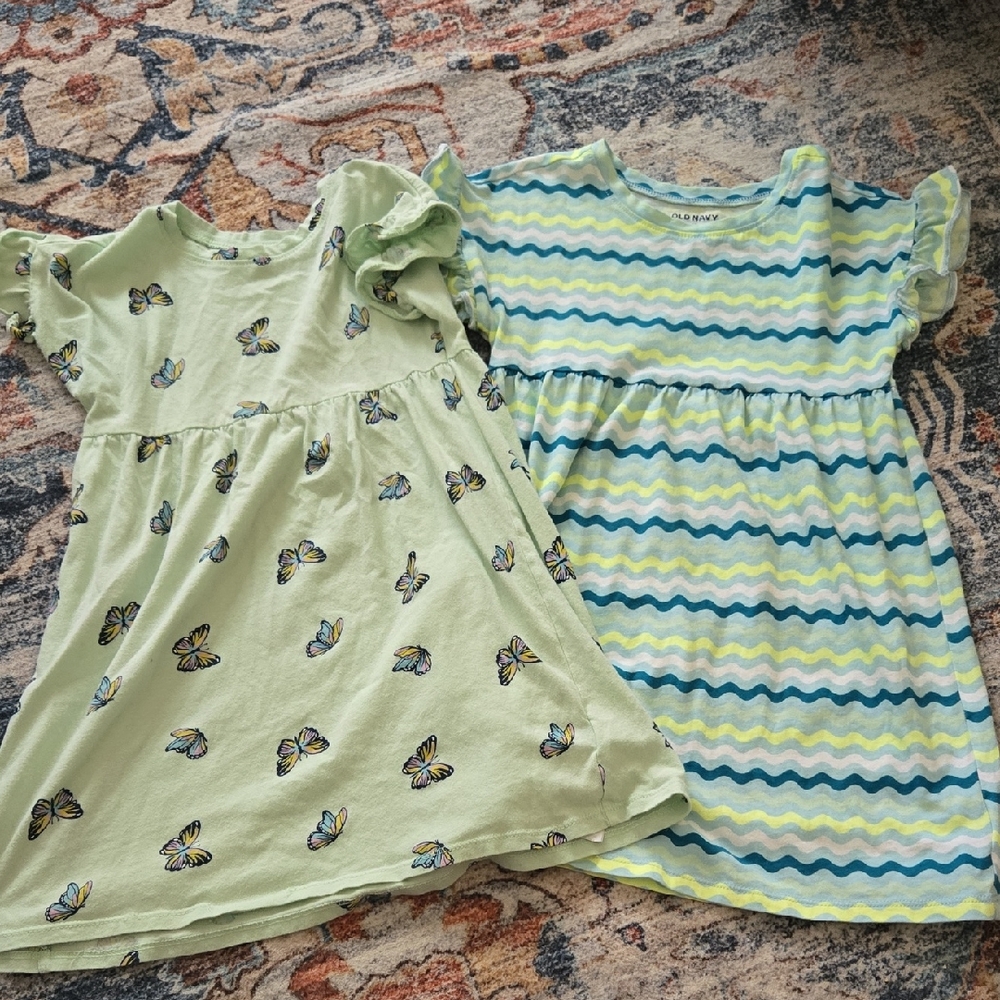 Old Navy Kids Dresses - Light Green and Blue